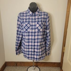 L.L. Bean Women's Striped Casual Button Down - Size (S) - Excellent Condition